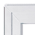 PRECISION-MITRED AND FUSION-WELDED SASH AND FRAME